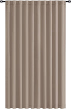 Hiasan Room Divider Curtains Patio Sliding Door Blackout Curtain Privacy Room Thermal Insulated Noise Reduction Panel with Back Tab & Rod Pocket for Bedroom Partition(80 x 84 Inches, Camel)