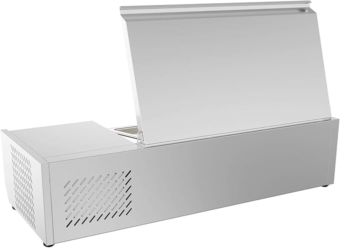 KoolMore SCDC-3P-SG Commercial-Refrigerator, 40 Inch, Silver
