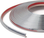 Art3d 20ft Outside Vinyl Corner Trim Peel and Stick for Tile and Wall Edges, Furniture Decoration Stainless Steel