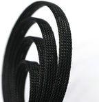 30ft PET Expandable Sleeving Wire Cable Sleeve (1/4", Black)