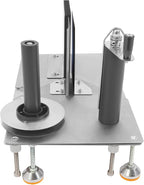 Manual Bottle Label Machine, Round Bottle Labeling Machine Desktop Label Applicator for Round/Square/Polygonal/Hexagonal Bottles