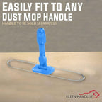 Kleen Handler 18 Inch Commercial Dust Mop Frame (3 Pack)