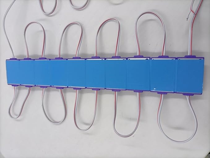 Q QINGCHEN Purple 12V LED Module with Lens 2.0W for Light Box with Tape Adhesive Back (20pcs Pack)
