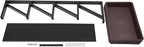 5 Tiers Retail Display Rack, Large Capacity Market Shelf Fruit and Vegetable Basket Stand Rack Set for Kitchen, Office, Store, Supremarket Utility Storage Shelves