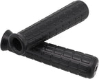 2Pcs Wheelbarrow Rubber Handles Replacement, Anti-slip Handle Grip Covers Weatherproof Handles Non-Slip Round Tubes for Garden Carts(114x16mm Black)
