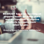 MEBRUDY 13.46x10.39x1.89 Inches Shipping Boxes Pack of 25, Small Corrugated Cardboard Box for Mailing Packing Literature Mailer