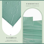 Metronic Poly Mailers 14.5X19 100 Pack, Strong Adhesive Shipping Bags for Clothing, Waterproof and Tear-Proof Envelopes, Packaging Bags Mailers Poly Bags for Shipping in Grayed Jade Green
