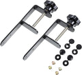 Metal Pegboard Hooks Set Sturdy Pegboard Bracket Clips for Easy Installation, Organizing Small Utensils Crafts, Black, Home Use