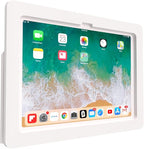 TABcare Anti-Theft Acrylic VESA Enclosure for Apple iPad 10 10.9" 2022, iPad 11" 2025 A16 with Free Wall Mount Kit & 90-Degree Angle USB C Charge Cable (White)