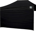 Eurmax USA Instant Canopy SunWall Camping Tent Tarp Shelter 10x15 Canopy Wall Sidewall Tent, 1 Pack Sidewall Only (Black)