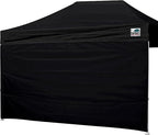 Eurmax USA Instant Canopy SunWall Camping Tent Tarp Shelter 10x15 Canopy Wall Sidewall Tent, 1 Pack Sidewall Only (Black)