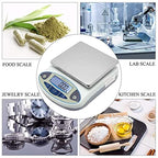 CGOLDENWALL Lab Scale 20kgx0.1g Digital Precision Scale Electronic Balance Laboratory Weighing Industrial Scale Kitchen Counting Scale Scientific Scale Calibrated (20kg, 0.1g)