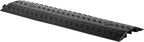 VEVOR 2 Pack Drop Over Cable Cover, 2 Channel Heavy Duty Cable Hose Protector Ramp, 38.3'' Floor Cord Cover, 17,500 lbs/Axle Load Capacity, for Traffic Areas, Indoor, Outdoor, Home, Office, Warehouse