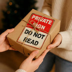 Private Sign Do Not Read Oops Too Lates Funny Tin Metal Sign 12x8 Inch - Retro Vintage Wall Art Decor for Home or Garage (NOread)