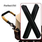 2Pcs 13.38 * 5.51inches Stroller Handlebar Cover,Pushchair Armrest Handle Protector Cover,Pram Bumper Bar Dustproof Handle Gloves Replacement Removable Universal Protective Case Grip Bar Covers