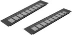 Vent Systems 15.75 x 3.15 Inch (Outer Size) Air Supply Ventilation Grille - Pack of 2 - Brown Aluminum Rectangle Intake/Exhaust Door Vent Deflector - HVAC for Home Improvement Floor, Wall Duct Cover