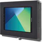 TABcare Locking Anti-Theft Metal Case for Samsung Galaxy TAB 8.7" Tablet for Kiosk, POS, Store, Show Display, Time Clock (TAB A7 Lite SM-T220, Black)