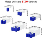 6 Pcs White Acrylic Boxes for Display as Buffet Risers and Stands, Food Risers for Party, Table, including 8", 7", 6", 5", 4", 3" (Small, 6Pcs, White)