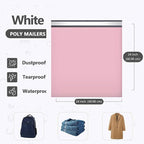 Large Poly Mailers 24x24 Inch 300PCS, 5-Layer Self-Seal Large Waterproof Shipping Bags for Clothes, Books, Mailing, E-commerce Packaging,Tear-Proof Shipping Envelopes Poly Bags for Business