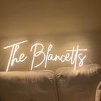 Custom Neon Sign Wedding, Personalized LED Name Logo Lights for Reception, Light up Neon Signs Customizable for Bedroom Wall Decor Kids Girls Boys Xmas Gift, Birthday Party, Office Business (16-60")