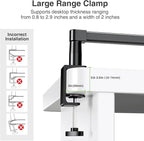 elitehood 28in Long Arm iPad Desk Mount, Heavy Duty Aluminum Tablet Arm Mount for Desk Bed Sofa, Compatible with iPad Pro 13/12.9 Air Mini, iPhone, Portable Monitor and 4.7-13in Tablets