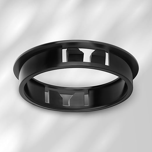 10PCS 2-3/8" Black Cable Snap Bushing Grommet, Snap in Cord Bushing Protect Cables