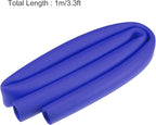 uxcell Foam Tubing for Handle Grip Support, 22mm ID 32mm OD 1m Length Blue