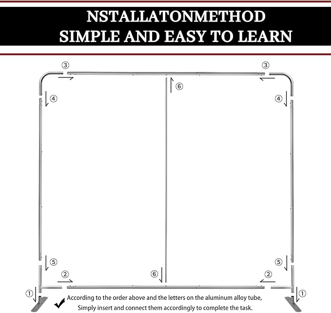 Custom Tension Fabric Display Backdrop Trade Show Backdrop Banner Stand for Weddings, Events, Booth (Double Sided Print 7.5x20 Ft)