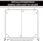 Custom Tension Fabric Display Backdrop Trade Show Backdrop Banner Stand for Weddings, Events, Booth (Double Sided Print 7.5x10 Ft)