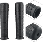 Wheelbarrow Antiskid Handle Cover, Wheelbarrow Handles Rubber Handles For Wheelbarrows, Soft Rubber Yard Cart Replacement Handlebar Grips For Wheelbarrow(114 x 20mm)