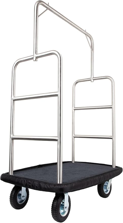 Bellman Cart Bumper Guard & Wall Protector - Lightweight & Compact Non-Marring Protection for Luggage - Hotel, Airport & Travel Accessory for Indoor & Outdoor Use - Medium