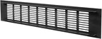 Vent Systems 15.75 x 3.15 Inch (Outer Size) Air Supply Ventilation Grille - Pack of 2 - Brown Aluminum Rectangle Intake/Exhaust Door Vent Deflector - HVAC for Home Improvement Floor, Wall Duct Cover