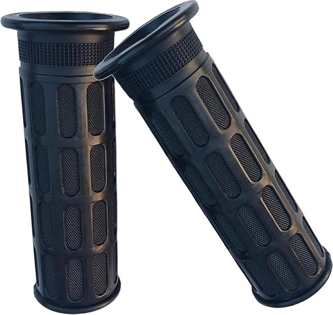 2 Rubber Non- Handlebar Grips for Wheelbarrow, Wheelbarrow Handle Grips Replacement, Tractors, Mowers