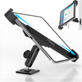 Tablet Wall Mount Lock Holder for 9-14" iPad, Metal Anti Theft Tablet Kiosk Mount with Secure Lockable for Conference Room, Desktop, Under Counter, Cabinet, Gym - Fits iPad, Galaxy Tab Series