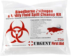 22 Piece Bodily Fluid Clean Up Pack/Bloodborne Pathogen Spill Kit - be OSHA Compliant and Protect from Dangerous Exposure to Blood and Other potentially infectious Materials