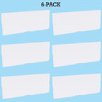 Akro-Mils 40717 Length Dividers for Plastic Storage Hardware and Craft Cabinet Large Drawers, (6-Pack), Clear