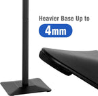 YIYO Sign Stand Poster Stand，adjustable heavy duty pedestal Sign Holder Floor Stand，aluminium frame floor standing for display11*17 inch，Black (11*17 Black)