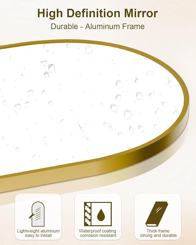 71"x32"Floor Mirror Full Length,Arched Full Length Mirror with Stand,Full Body Mirror,Hanging or Large Leaning for Bedroom Living Room Gold