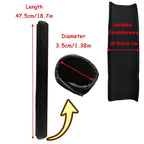 18.7×1.37×1.37in Armrest Handle Cover, Universal Handle Sleeve Cover Replacement Pushchair Handle Cover Elastic Dust Proof Protector Sleeve Accessory for Pushchair Pram