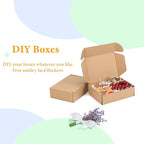 MEBRUDY 7x5x2 Inches Shipping Boxes Pack of 40, Small Corrugated Cardboard Box for Mailing Mailer Packing, Brown