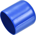 uxcell 4pcs Rubber End Caps 40mm(1 9/16") ID Vinyl Round Tube Bolt Cap Cover Screw Thread Protectors Blue, 40mm Height