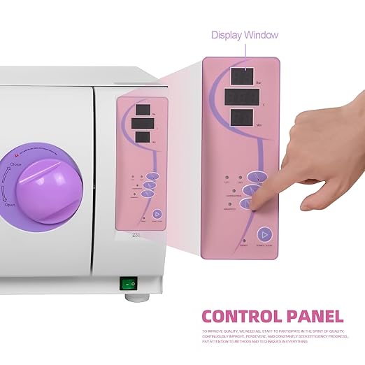 16L/18L/23L Benchtop Type Autoclave Class N Series Portable Lab Autoclave Steam Sterilizer (23L)