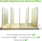 Reusable Shopping Bag Organizer, Adjustable Extra Tall Shelf Dividers for 40+Tote, Cloth,Gift,Grocery,Handbag and Purse,Paper Bag Holder and Lunch Bags in Pantries, Cabinets or Closets