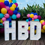 PRELIFE MEMORY 3FT/36 Inch Light Up Marquee Letter A-Z, Cold White Frame KT Board Plug-in KT Board with Bracket White LED Party Decorative Light Decoration for Birthday Party Anniversary (Letter B)