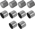 uxcell 10pcs Rubber End Caps 46mm ID Vinyl Round End Cap Cover Screw Thread Protectors Dark Grey