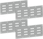 4 Pack Stainless Steel Venting Panel for Grill Accessory Stainless Steel Vent Cover Grill Vent for Masonry Fire Pits Outdoor Kitchen Vent, 15" by 4-1/2"