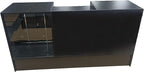 Only Hangers Combo Display Showcase with Register Stand Counter, Black, 72"