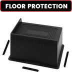 Bed Risers 4 Inch Heavy Duty, Oversized Furnitures Risers 4 inch Support 6000 lbs, Bed Table Rising Blocks, Fits for Couch, Sofa, Chair, Furniture Lifts 6 Pack（Black 4'' 6 Pack）