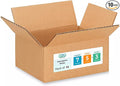 IDL Packaging - B-753-10 Small Corrugated Shipping Boxes 7"L x 5”W x 3"H (Pack of 10) - Quality Choice of Sturdy Packing Boxes for USPS, UPS, FedEx Shipping