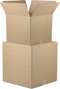 The Boxery 12"x8"x7" Brown/Kraft Corrugated Cardboard Shipping Boxes 25-Pack | Mailing, Packing, Moving & Storage for Business/Home – Durable - Eco-Friendly, Recyclable - Made in the USA